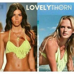 L*Space fringe bikini top